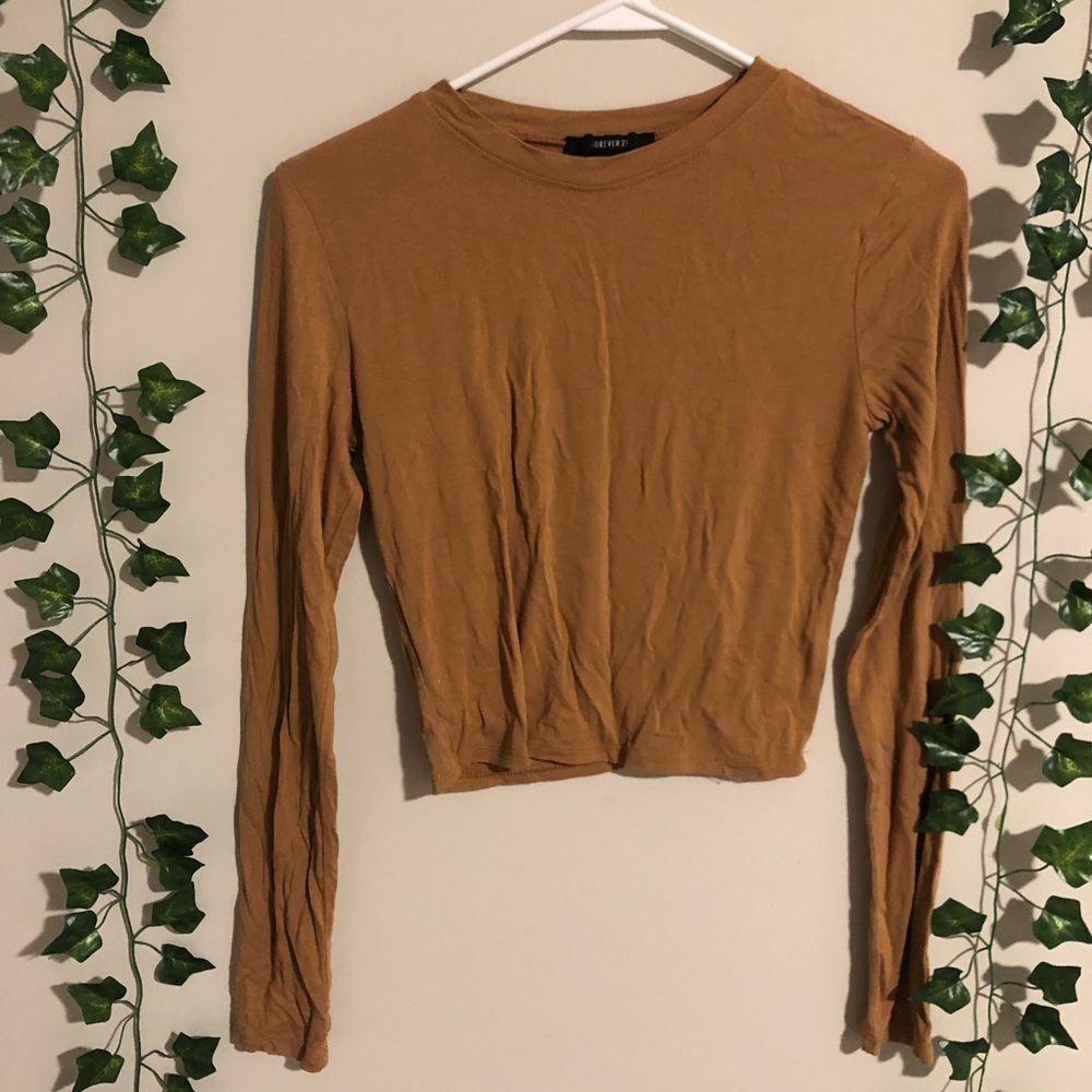 Forever 21 Long Sleeve Crop
